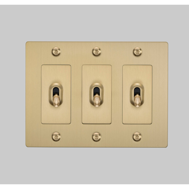 3G Toggle / Cross / Without Logo, Brass