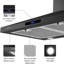 Hotte murale convertible 29,3 po de largeur et 450 pi³ / min en acier inoxydable-67650061