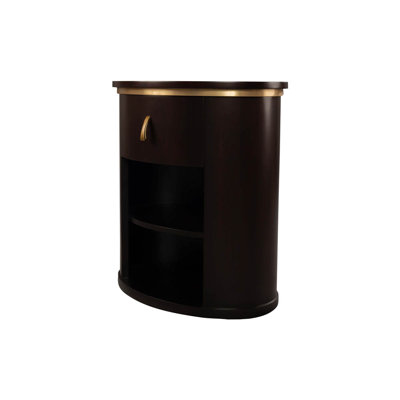 Aliyanah 60cm W Solid Wood Bedside Table