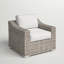 Chaise de patio entièrement assemblée avec coussins