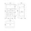 Blocks 610mm Single Bathroom Vanity with Integrated Vitreous China Basin-94006286