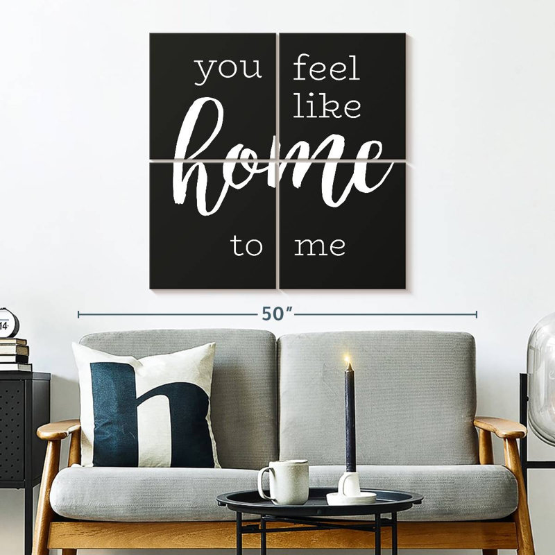 Tergel Love Is Home, typographie, H 32 po x l 32 po