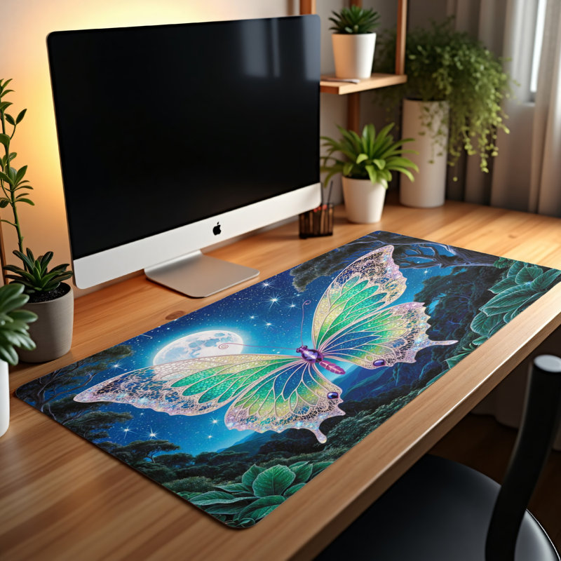 Polyester Desk Pad, 14.4x12.1