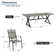  Rectangular 8 - Person Dining Set
