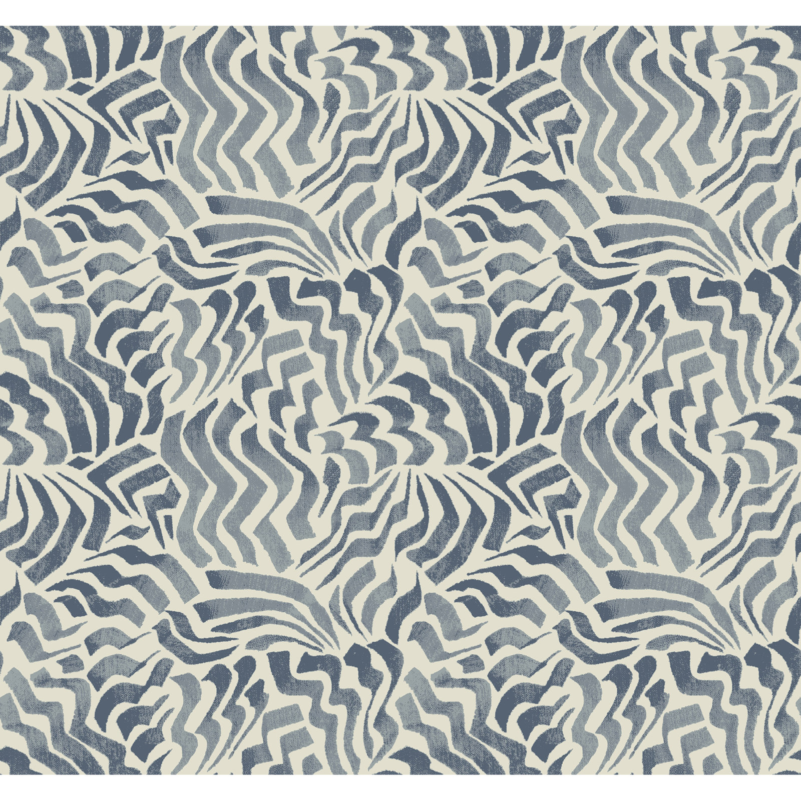 Zora Unpasted Abstract Wallpaper, Blue