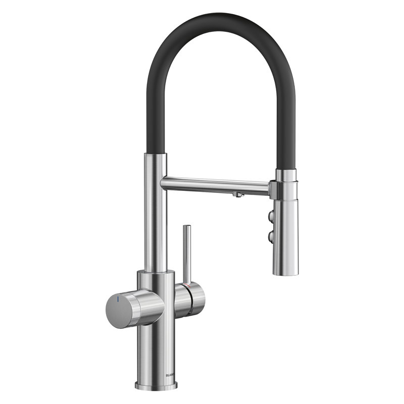 Robinet de cuisine Catris Flexo, Acier dépôt physique en phase vapeur