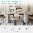 6 - Person Dining Table Sets With Expandable Table & 6 Upholstered Chairs-1798295191