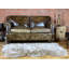 Tapis taupe en peau de mouton fait à la main Cyanne-2030099732