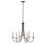 Simple Sweep 6-Light Candle Style Classic/Traditional Chandelier