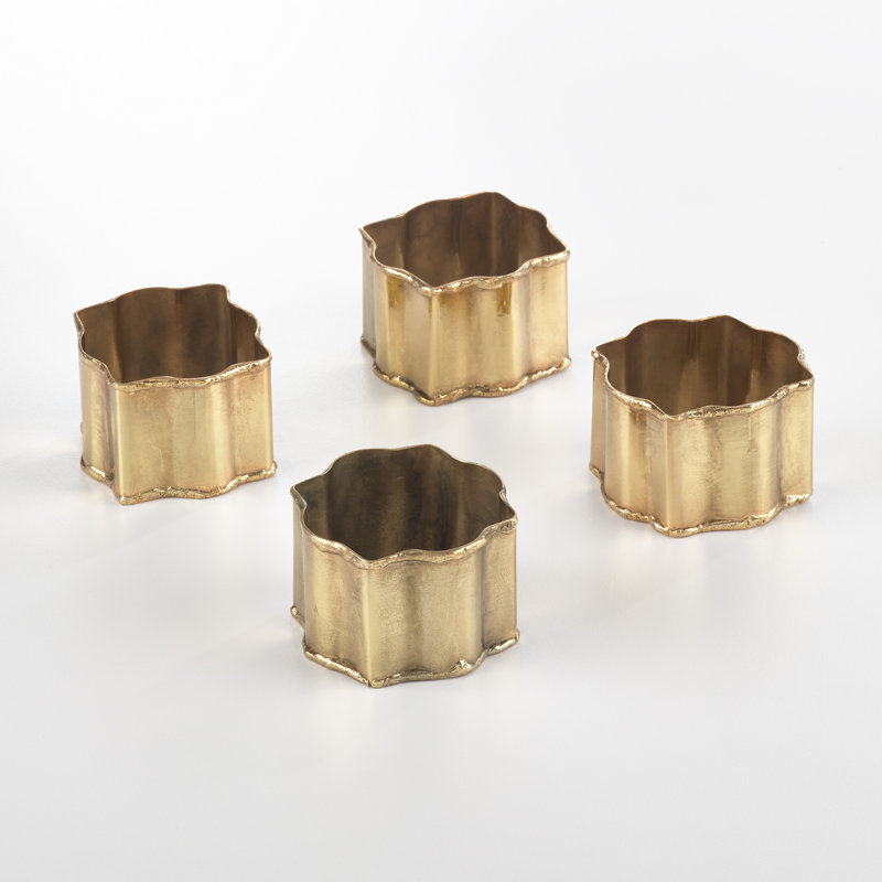 Brass Napkin Ring, Gold