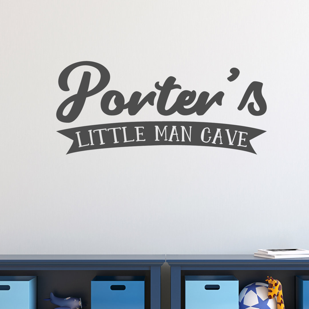 Little Man Cave Wall Decal (Set of 3) Winston Porter 