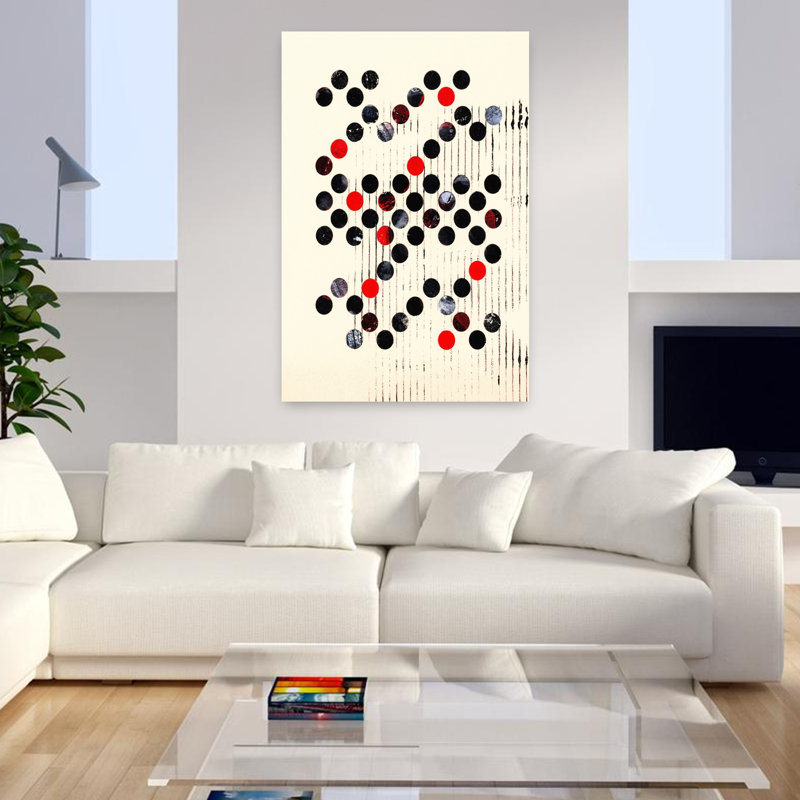 Art contemporain contemporain abstrait, H 48 po x l 32 po