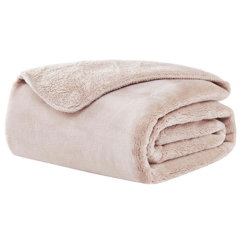 Plush Flannel Oversized Reversible Fleece Throw Blanket Comfortable Lightweight Cozy Hotel Style Home Decor Soft Luxury Machine Washable Blankets