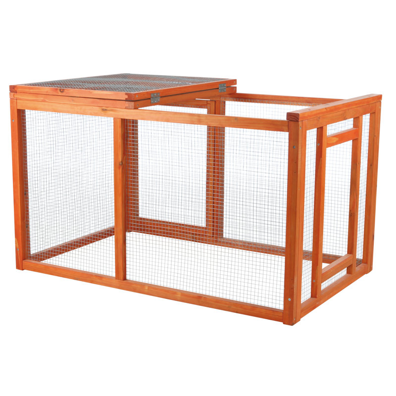 TRIXIE Chicken Outdoor Run with Covered Top, Extension for TRIXIE Chicken Coops