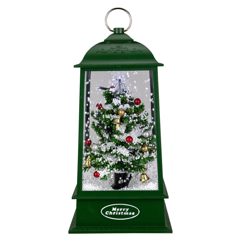 Lanterne de Noël 13,5 "avec lumières DEL