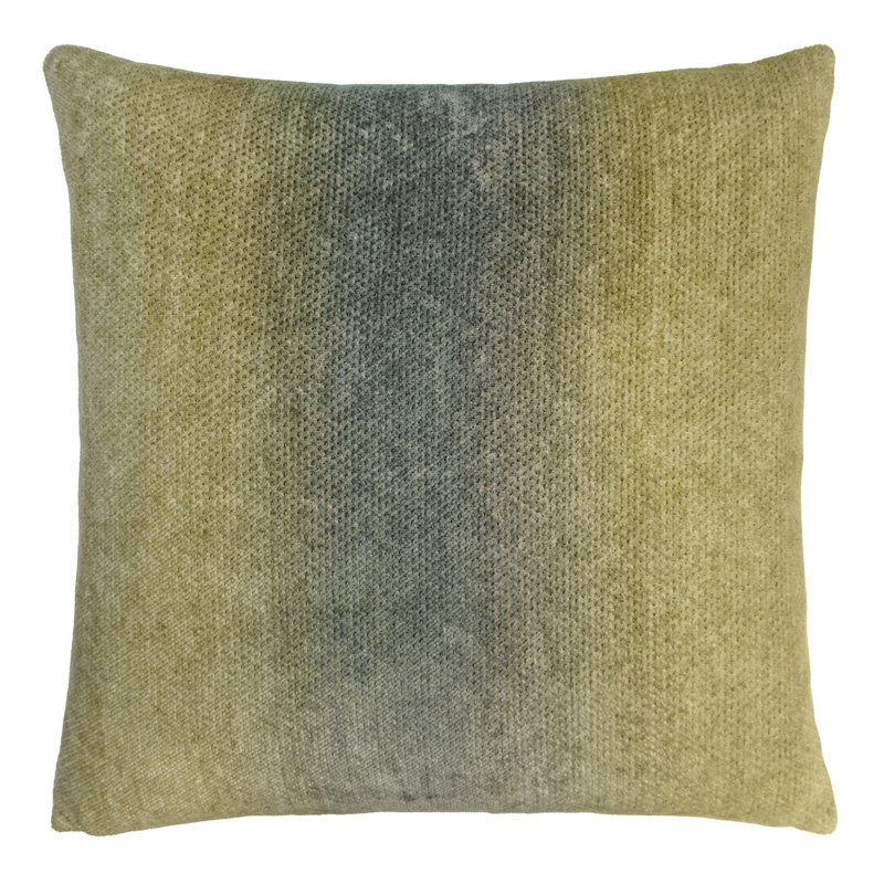 Waffle Velvet Square Pillow Cover & Insert in Agave, Cactus