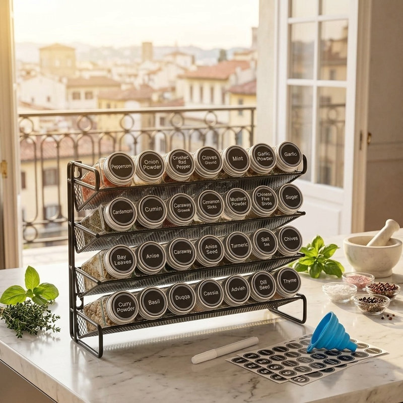Freestanding Spice Rack