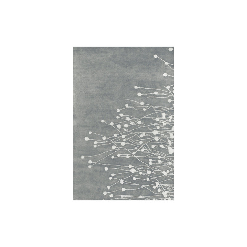 Wool Floral Indoor Rug, 9' x 13'