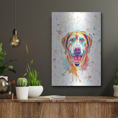 " Colorful Watercolor Labrador Retriever 5 " by Furbaby Affiliates