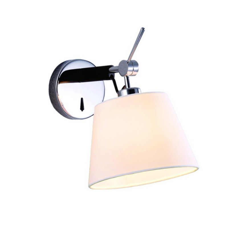 Drain Azzardo 1-Light Wall Spotlight, White