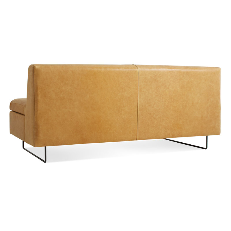 Bonnie And Clyde Sofa, Camel Genuine Leather