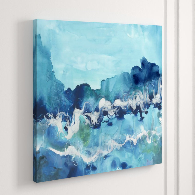 Energy Blend Print by Elle Youngstrom, 24" H x 24" W x 1.5" D, Marble Glaze