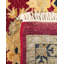 Tapis unique noué à la main Giyasettin Mogul - bourgogne, 7 pi 10 po x 10 pi 1 po