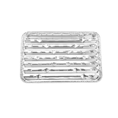 Large Rectangle Aluminum Broiler Pan – Disposable Roasting Pan For Oven, Baking, Broiling, Grilling, Meal Prep, Catering, Buffet, Takeout, And Food Service (18)