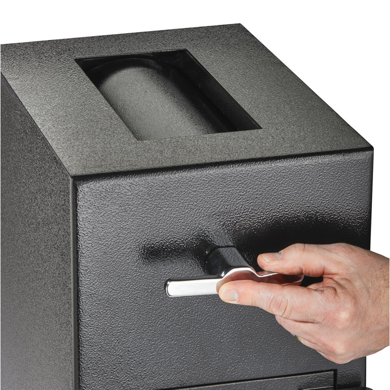 Rotating Drop Slot Safe Box with Dial/Combination Lock