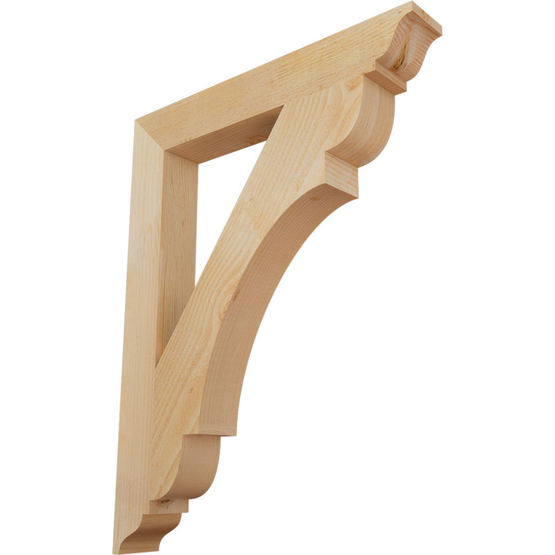Support olympique traditionnel, Douglas (brut), H 28 po x l 3,5 po x P 36 po