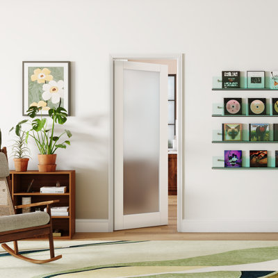 Panneau de porte intérieure avec garde-corps intérieur - 1-Lite