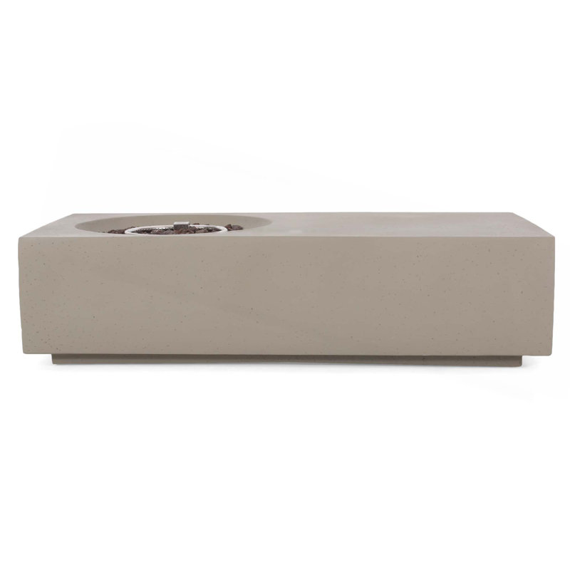 Rectangle 14.75" Mgo Fire Pit-50 000 Btu