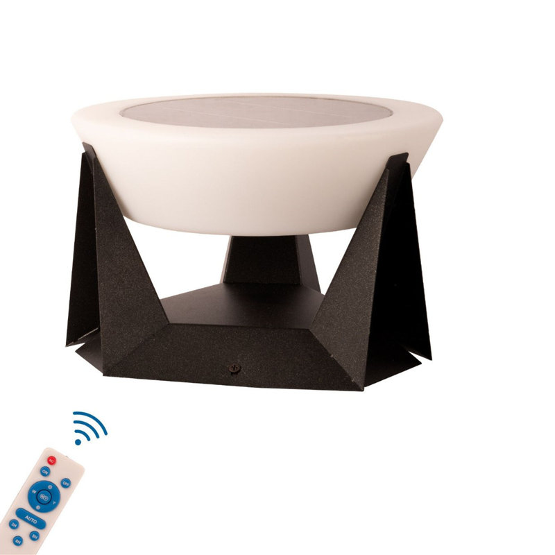 7.1'' Solar Powered Integrated LED Color Changing Outdoor Table Lamp
