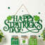 Décoration murale en métal «Happy St. Patrick's Day»