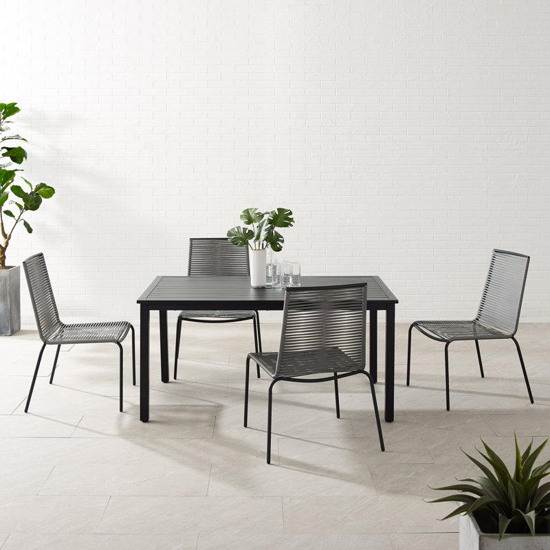 4 - Person Patio Dining Set with Rectangular Table