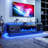 TV Stand For Tvs Up To 80" With Electric Fireplace Included-1653645720