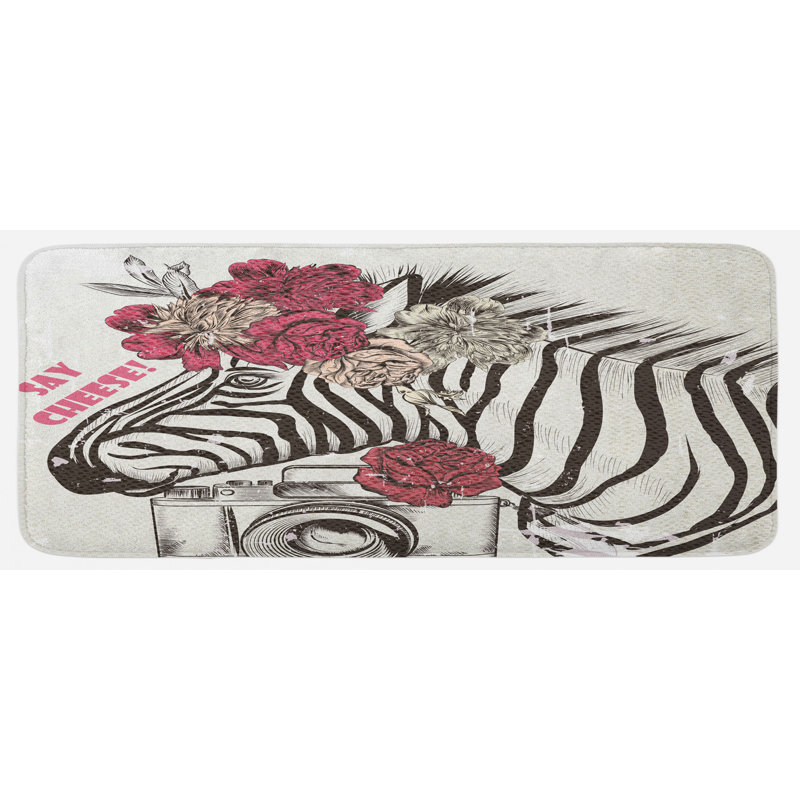 Eclectic Synthetic Kitchen Mat