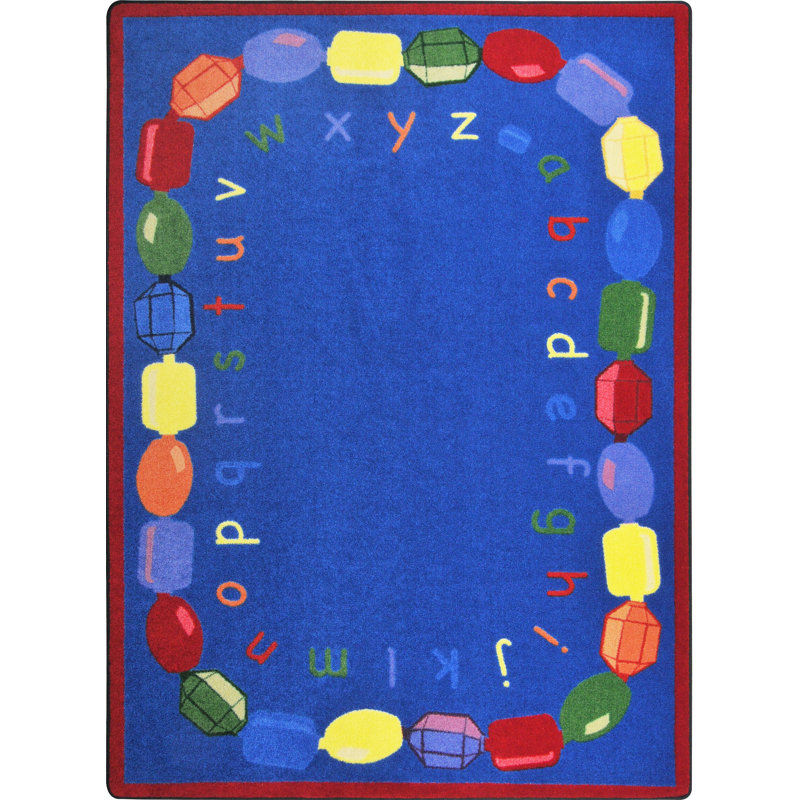 Kid Essentials Baby Beads Area Rug, Rectangle 5'4" x 7'8"