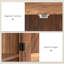Armoire de cuisine, armoire avec tablettes réglables