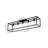5 - Light Farmhouse Open Cage Industrial Rectangle Semi Flush Mount