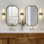 Applique murale 18 po à 2 tubes doubles blancs, luminaire E12 élégant pour la salle de bain et la chambre à coucher-2087763155