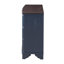 Console de 40 po avec tablette de rangement, table de hall d'entrée rétro avec tablette de rangement réglable, table de canapé pour le couloir, entrée, salon, vestibule, plateau bleu marine et brun