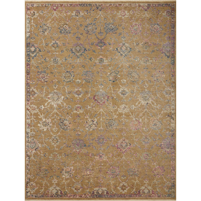 Febbas Performance Oriental Indoor Rug, Round 3'2"