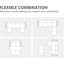Canapé modulaire 6 pièces Jaidelyn-1500543878