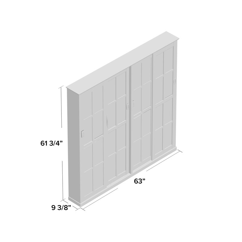 Armoire multimédia en bois, Chêne