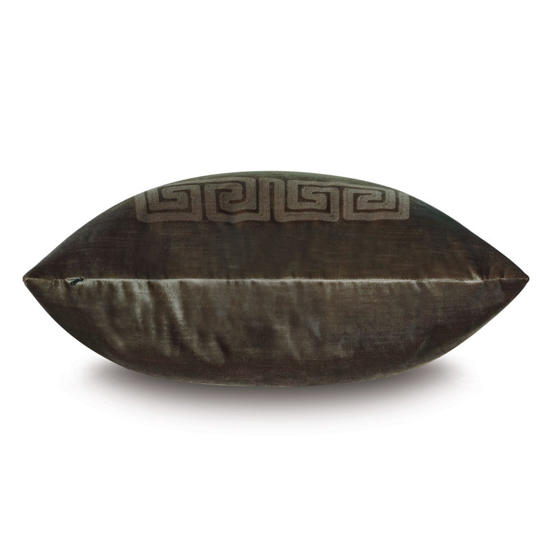 Antiquity Oregano Square Velvet Pillow Cover & Insert, Olive Green