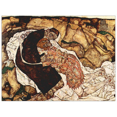 Egon Schiele - Wrapped Canvas Painting