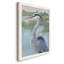 «Blue Heron Portrait I», toile encadrée de qualité supérieure - prête à être accrochée-1677393274-1677393273
