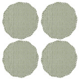 Set of 4 Gracie Oaks Farmhouse Quilt Placemats