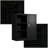 Cabinets | Lockable Metal Storage Cabinet with 2 Doors &amp; Adjustable Shelves | Office/Garage/Warehouse | Black, Metal